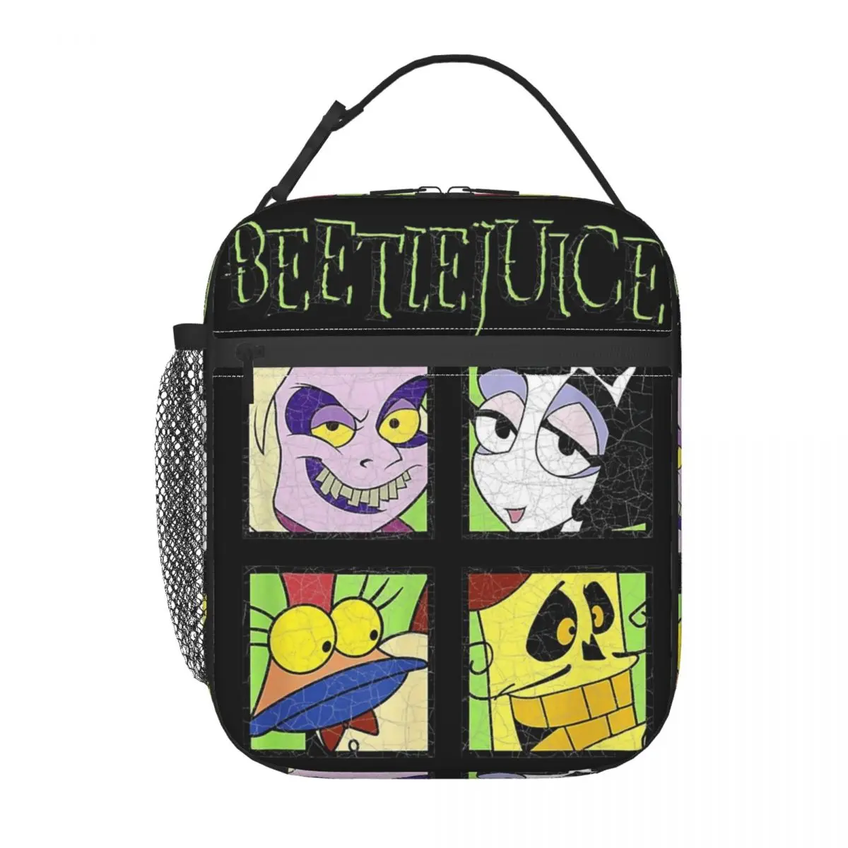 B-Beetlejuice Horror Movie Thermal Insulated Lunch Bag Work Portable Box for Lunch Thermal Cooler Food Box