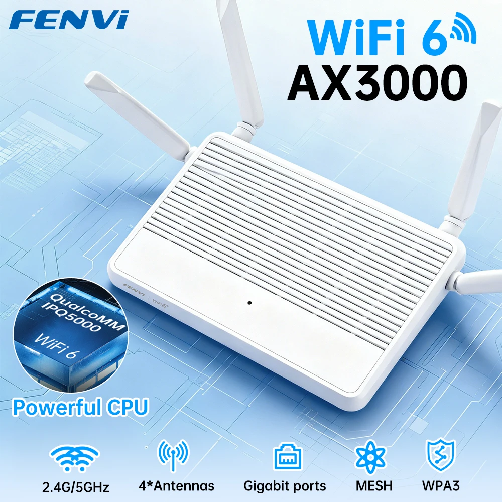 fenvi AX3000 WiFi 6 راوتر ثنائي النطاق 2.4G 5 جيجا هرتز جيجابت راوتر لاسلكي 802.11ax WPA3 شبكة الأمن وWPS WiFi6 الداعم #1