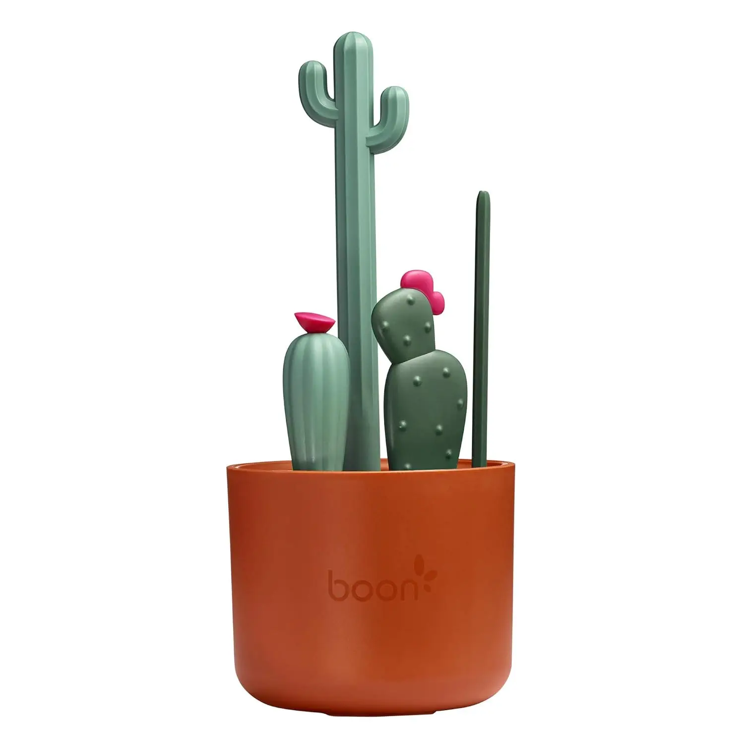 

Boon Cacti Bottle Cleaning Brush Set, Terracotta , 4 Piece Set