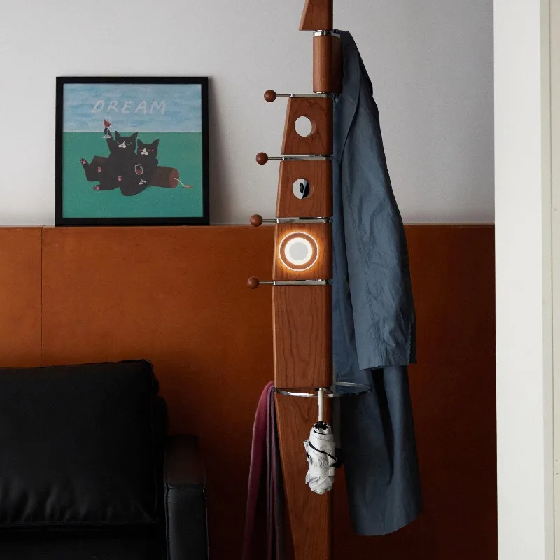 

Coat rack sailboat single pole hanger Bauhaus medieval entryway vertical hanger rack rack