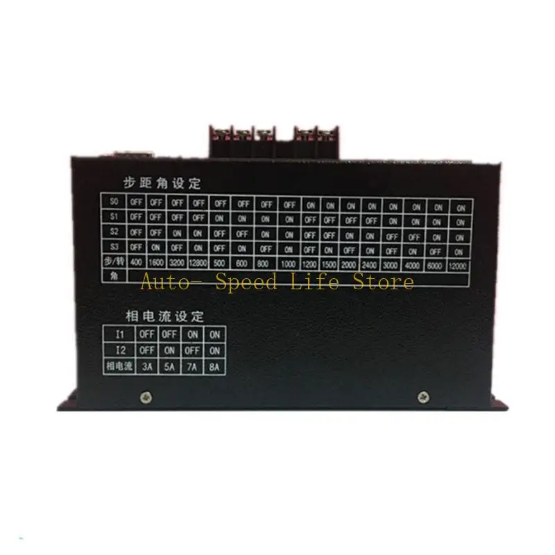 

02DA Цифровой двигатель цифрового шагового движения AC220V Трехфазный гибридный ступенчатый двигатель для изготовления мешков 8A