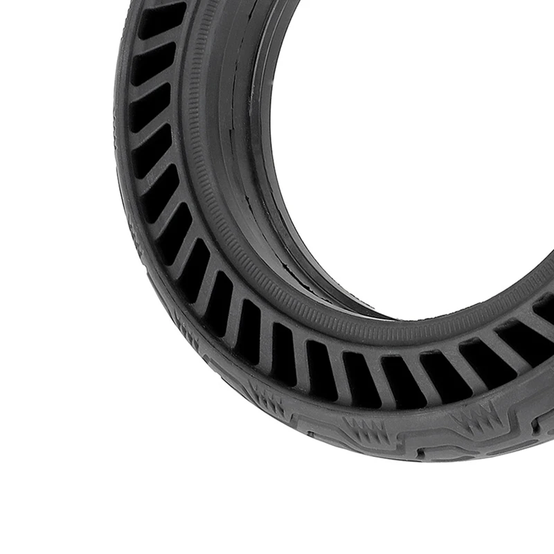 1 Piece 10X2.5-6.5 Solid Tire Strip Hole Rubber Run-Proof Tire Black Rubber Hollow Tire Honeycomb Solid Tire