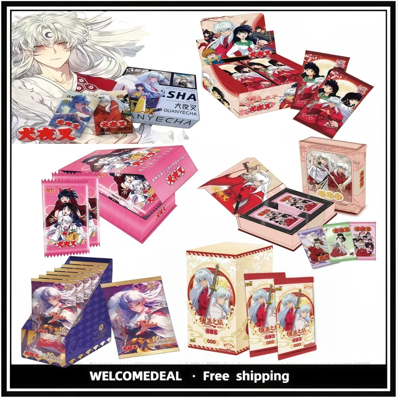 

KAYOU Inuyasha Card Inuyasha Soul Jade Journey Chapter Heyun Bao Sesshoumaru Kikyo Govinai Anime Collection Cards Toys Gifts