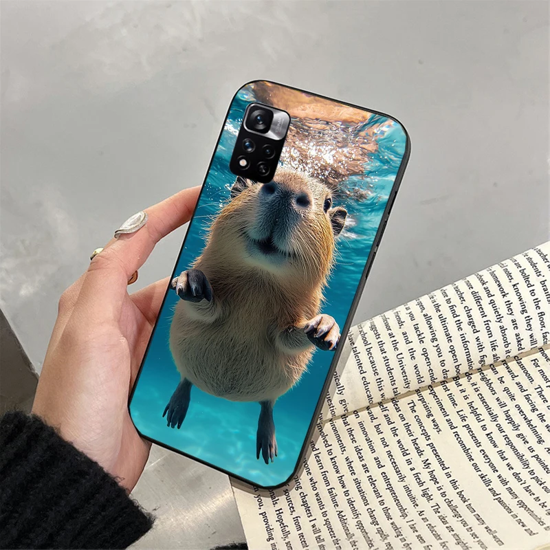 

Animal Capybara Carcasa Funda Phone Case For Xiaomi Redmi note 14 Pro 14 13 12 11 10 Pro 14S 12S 11S Redmi 14C 13C 10