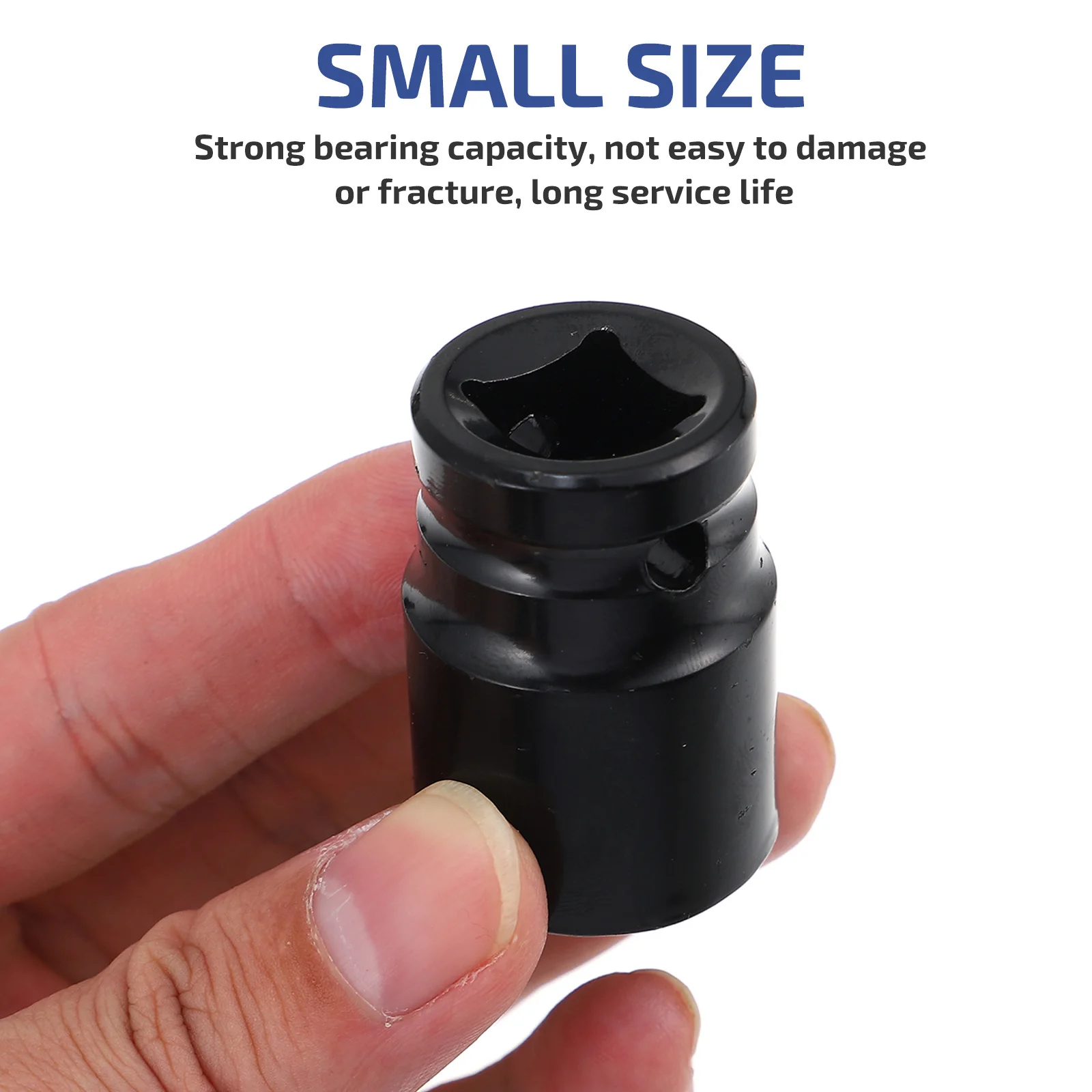 

8Pcs Electric Pneumatic Impact Socket Set Hexagon Drive Short Chrome Vanadium Steel Heavy Duty Air Socket Tool Parts