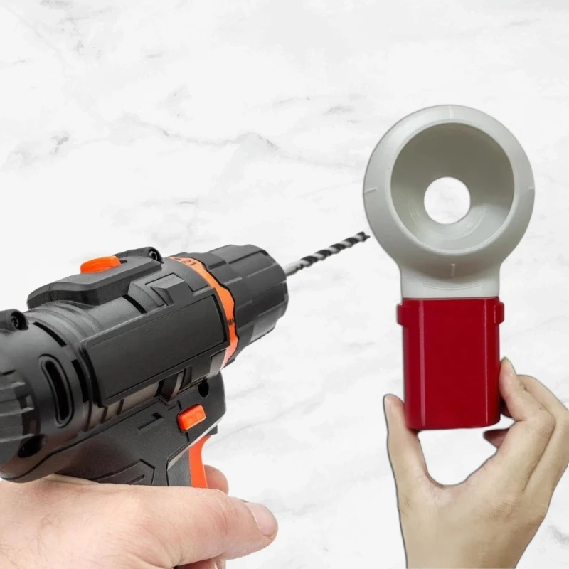 Reusable Dust Collector for Electric Drill Efficient Dust Collection and Guide Assistance in Drilling Tasks