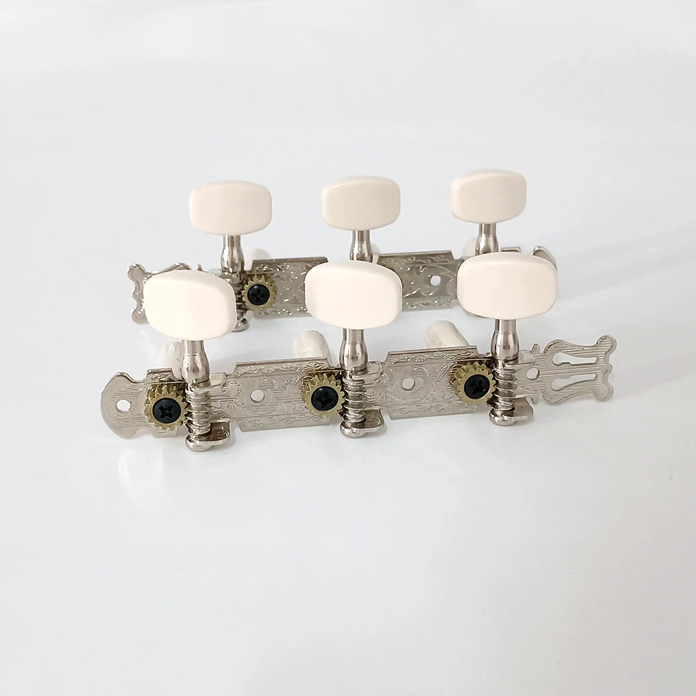 A Set of 1R1L Classical Guitar Locking String Tuning Pegs Keys Tuners Machine Head