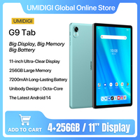 UMIDIGI G9 Tab,11”Android 14 Tablet with Stylus,8GB RAM(4+4GB)256GB ROM,7200mAh,UNISOC T606,13MP AI Camera,Drawing Tablet