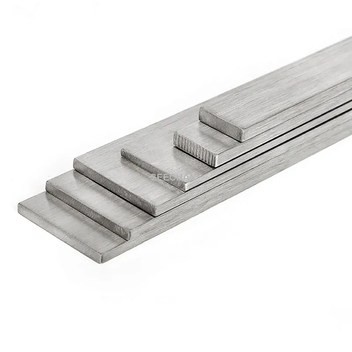 1Pcs 12-20mm Thickness 304 Stainless Steel Flat Bar Plate Rod Width 12/15/20/25/30/40/50/60/80mm Length 100mm 200mm 300mm 500mm