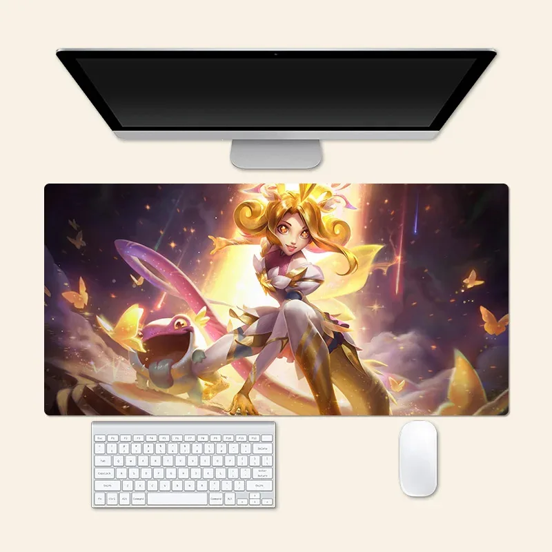 

League Of Legends Anime Neeko Large Mouse Pad Game PlayMat Creative Desk Mat Office MousepadCosliu