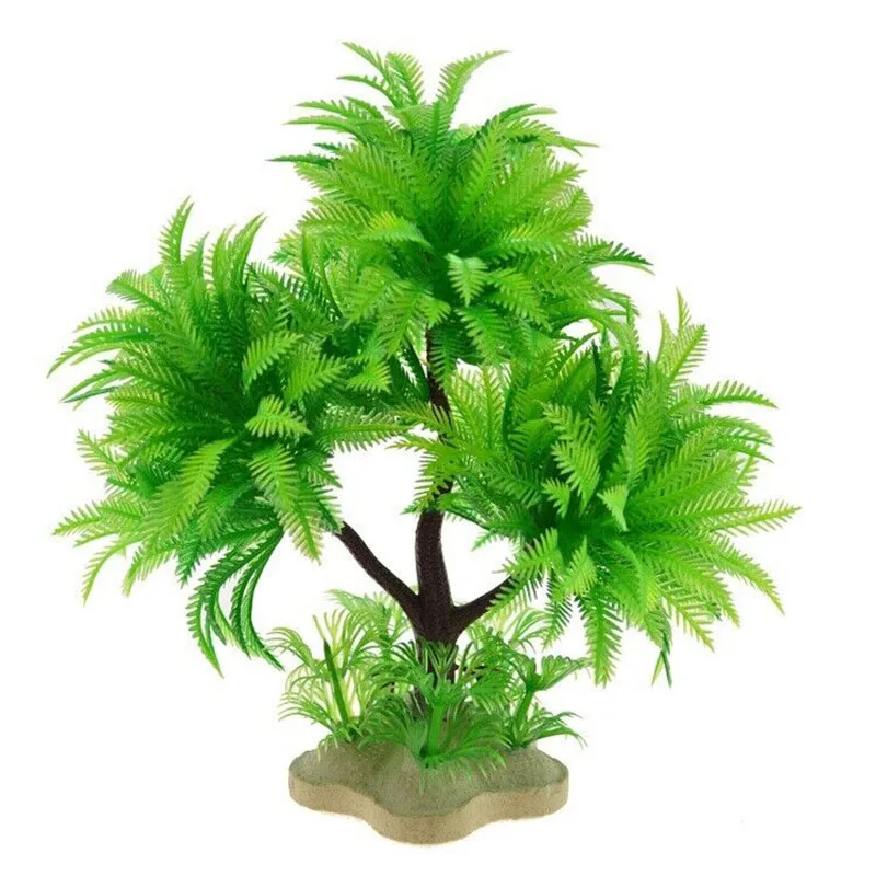 Aquarium Decorative Simulation Plant Aquatic Water Grass Viewing Underwater Artificial Leaves Tree Plants Fish Tank Decoration