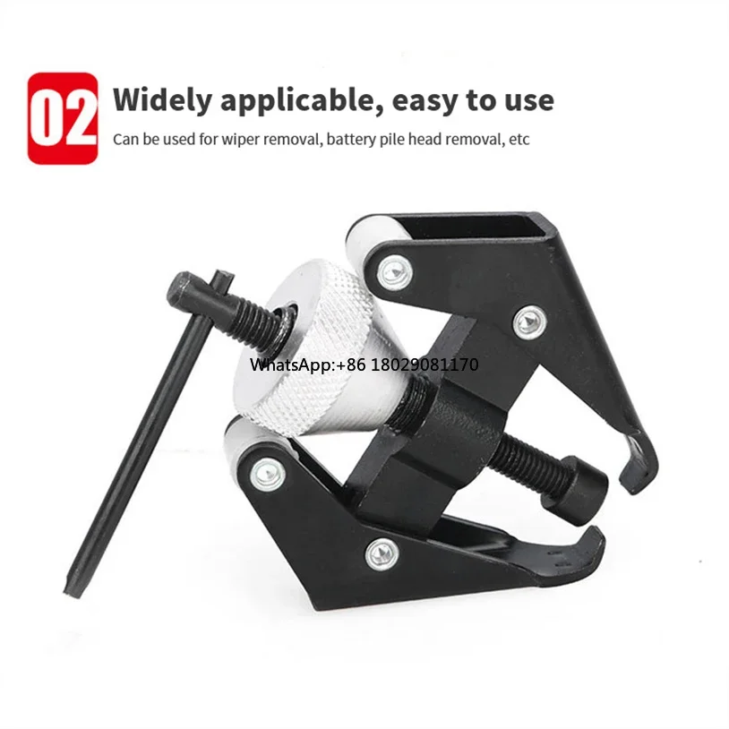 Battery Terminal and Wiper Arm Puller Remove Tool Heavy-Duty Arm Bearing Remover Puller Repair Tool