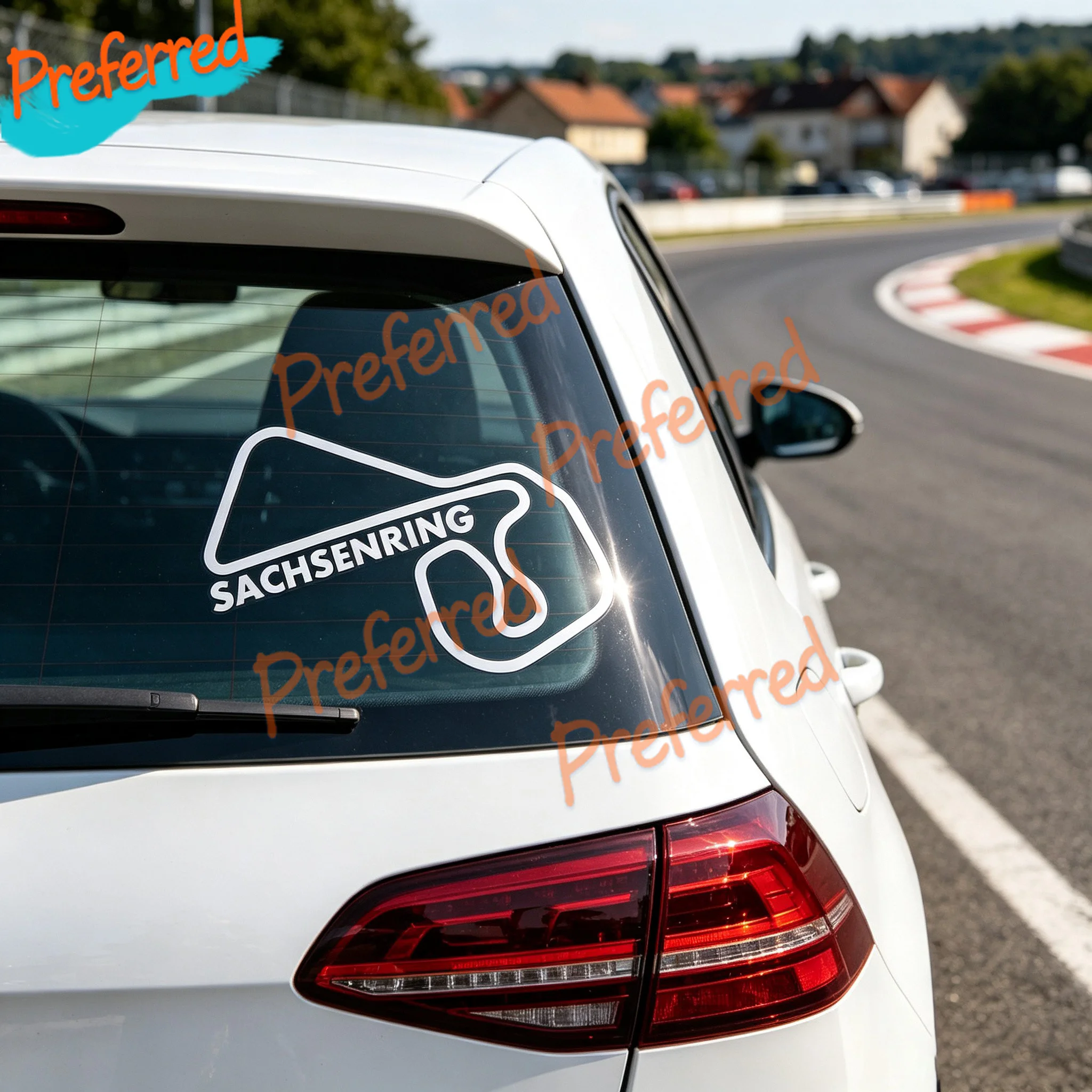 2x Aufkleberachsenring Aufkleber Layout Silhouette Rennstrecke Stickers Vinyl Decal - Customizable in Any Sticker Size
