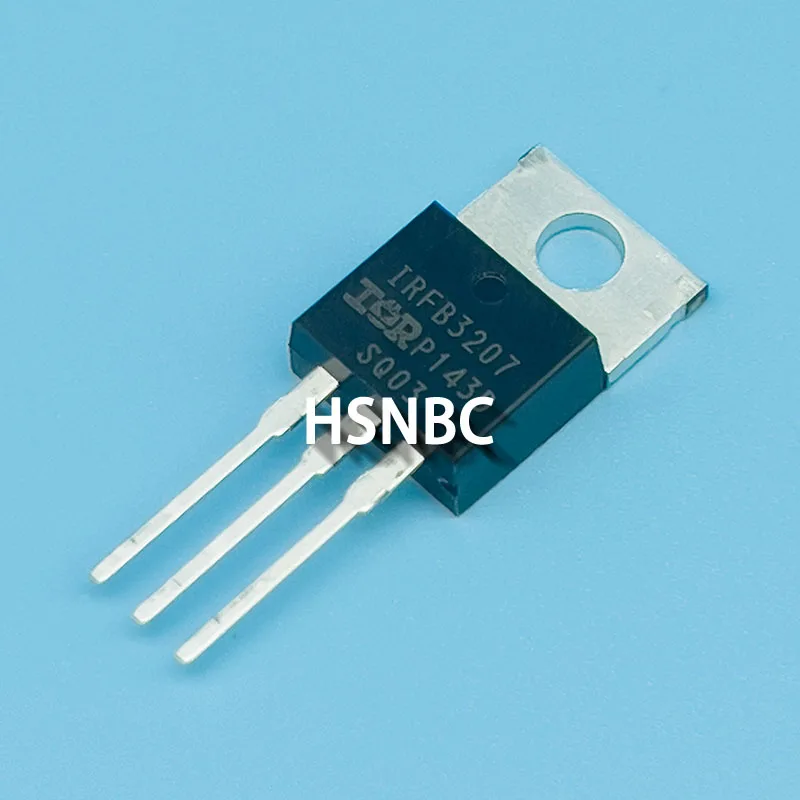 10Pcs/Lot IRFB3207PBF IRFB3207 FB3207 TO-220 75V 180A MOSFET N-Channel Power Transistor 100% New Imported Original