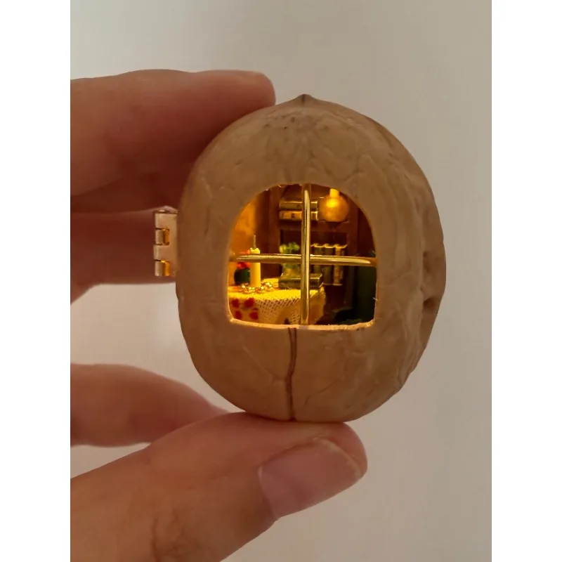 For Walnut Hut DIY Material Bag Girls Handmade Gift Mini Miniature Furniture