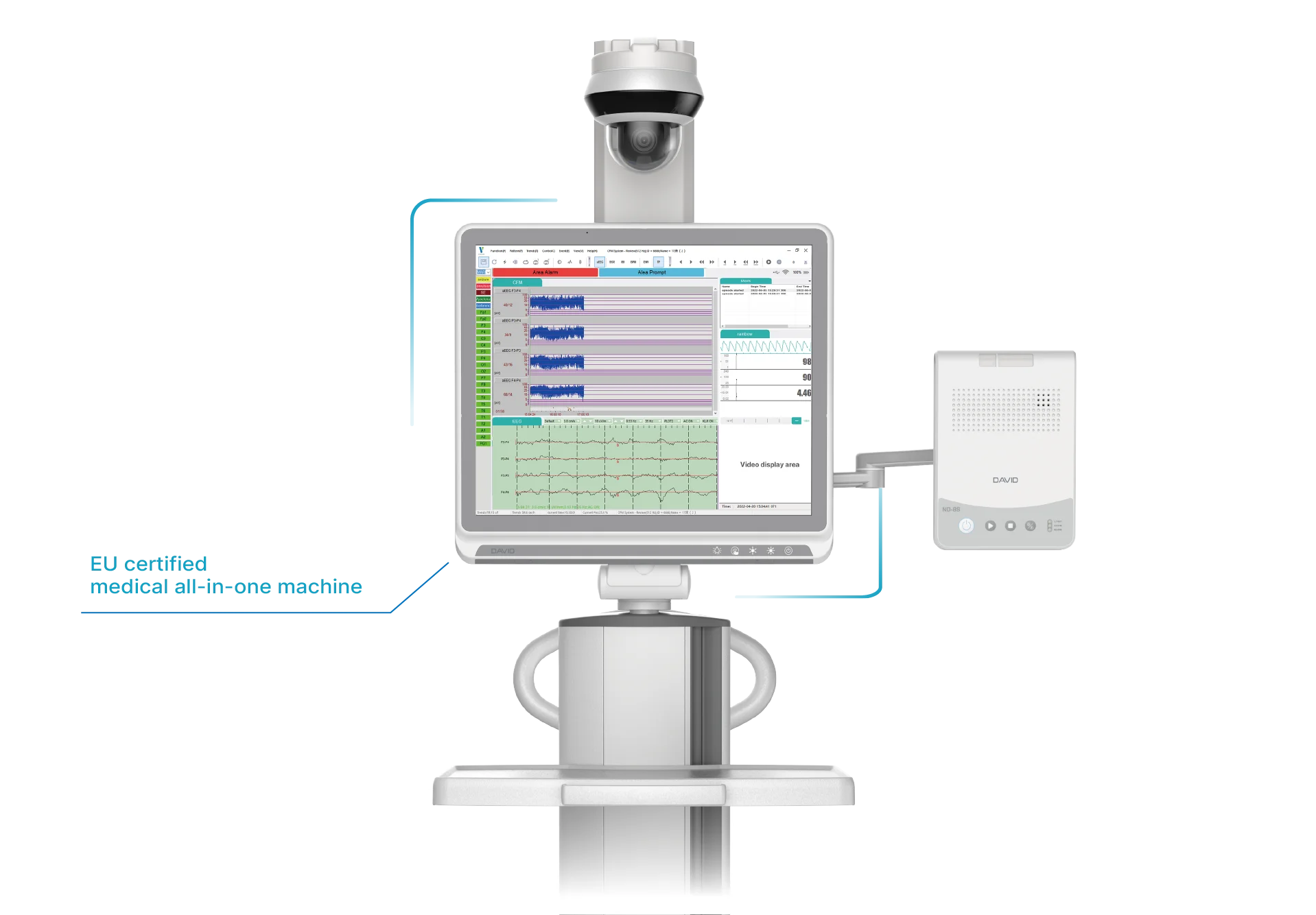 David ND-8S hochwertige digitale eeg tragbare mapping system eeg maschine