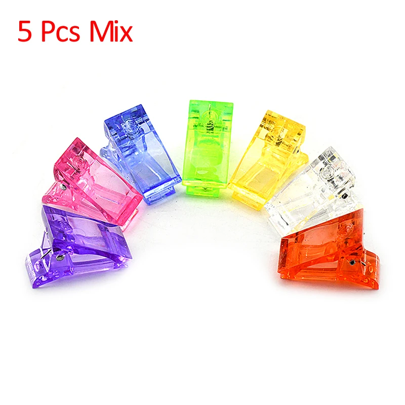 Acryl Nagel Clip Transparent Gel Schnell Gebäude Nagel Tipps Clips Fingernagel Verlängerung UV Klemmen Maniküre Kunst Builder Werkzeuge Set
