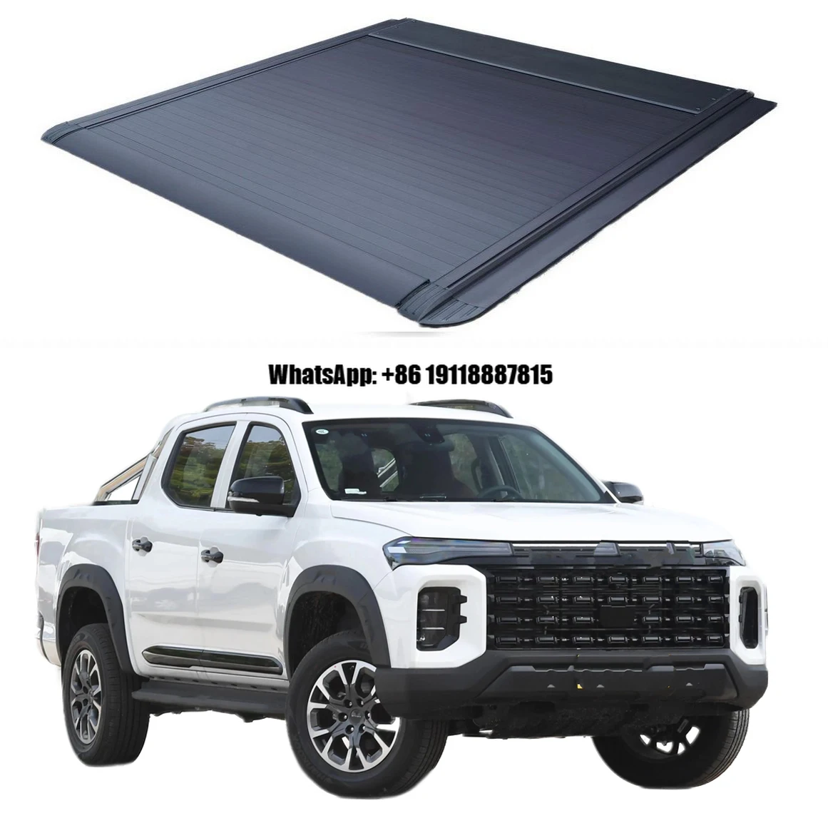 

Electric Retractable Tonneau Cover for Pickup Trucks Waterproof Roll-up Design Fitting Navara D40 GMC Sierra Canyon Ranger