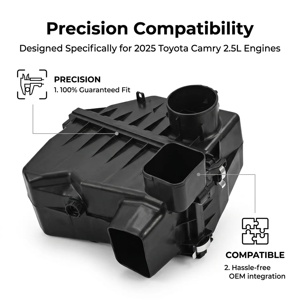 For Toyota Camry 2025 2.5L 17700-F0410 Engine Air Filter Cleaner Box Housing Air Cleaner Box Filter Housing