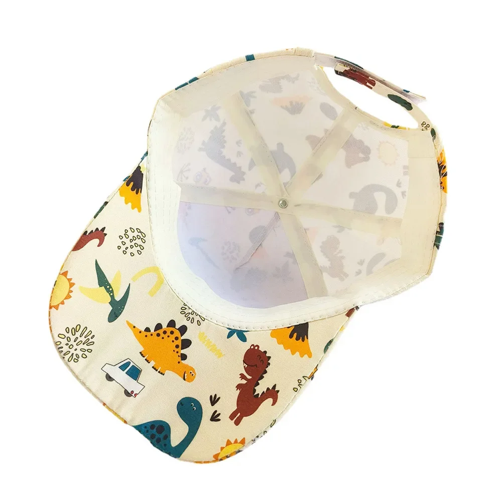 New Cartoon Summer Baby Sun Hat Kids Visor Cap for Boys Girls Travel Baby Baseball Cap Children Beach Sun Cap Accessories