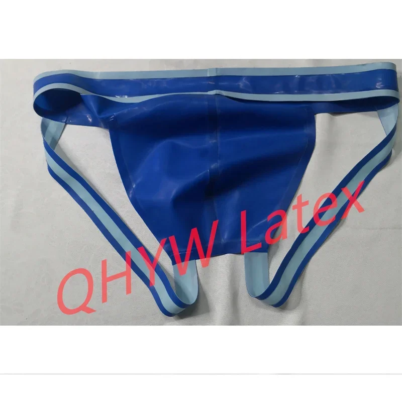 Latex Briefs Shorts Open Hip Rubber Underwear for Men Wear Cosplay Costume 0.4mm