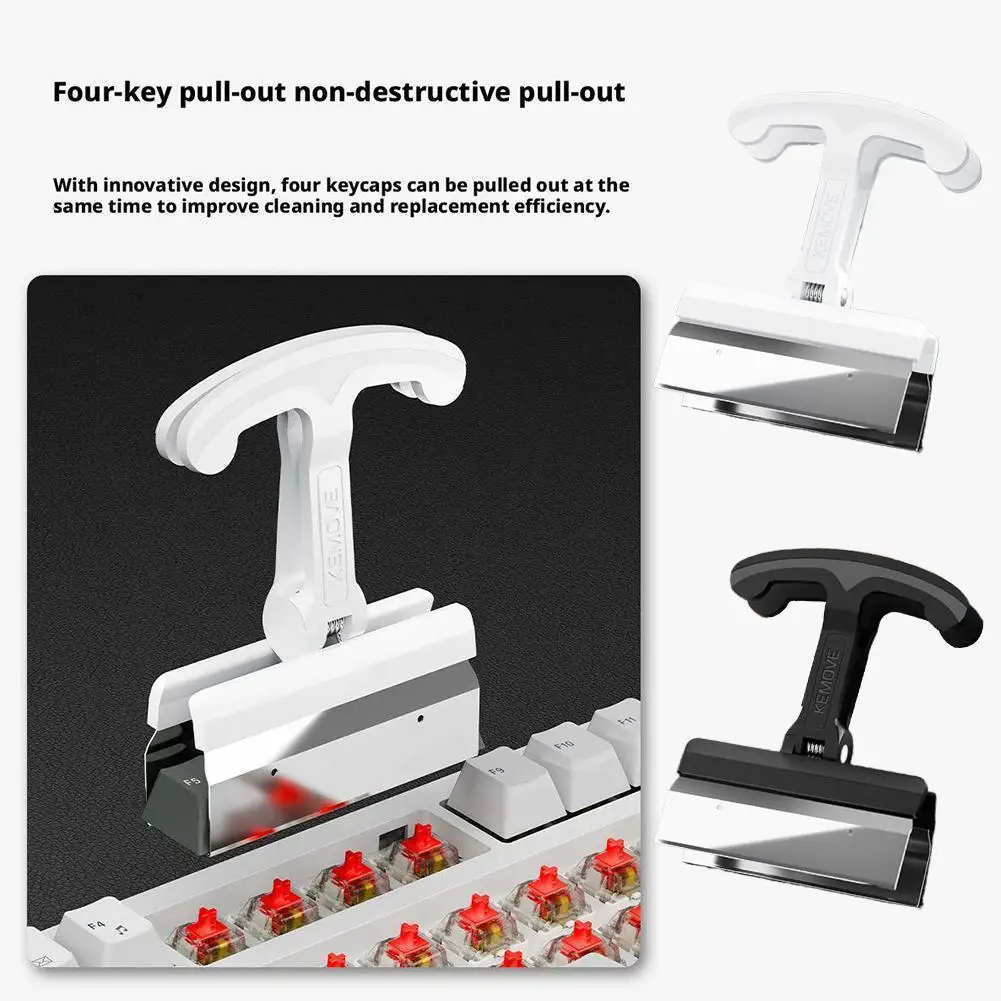 Universele Keycaps Remover Key Puller Removal Tool Mechanisch toetsenbord Key Caps Groot formaat Puller Remover PC Repair Cleaning Tool