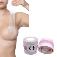 Transparent Breast Lift Tape Fashion Body Boob Push Up Bob Tape Invisible Boobtape Bra For Big Breas And Women Dress Or Clothes