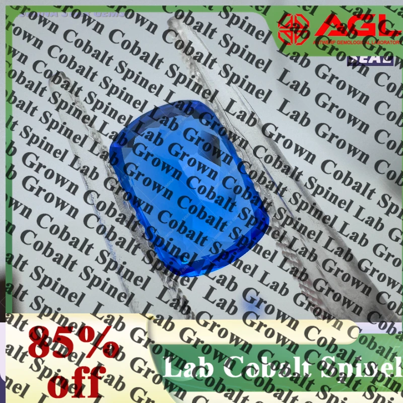 

TOPTRectangular Cushion Shape Blue Demon Color Lab Grown Cobalt Spinel