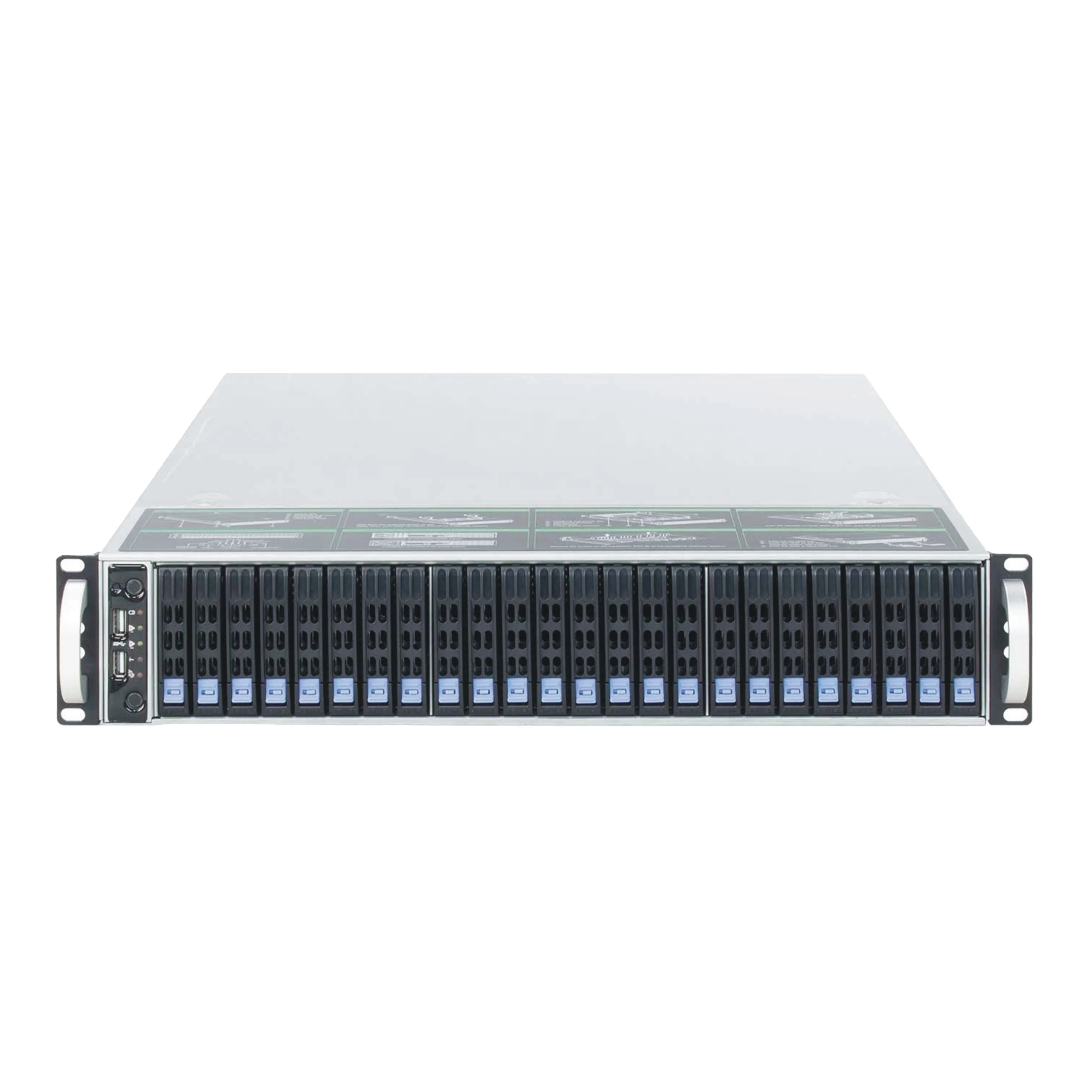 Chinese OEM/ODM custom server manufacturer Xeon 2698 V3 2U-24Bays hot-plug storage cloud server