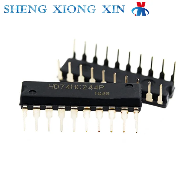 

10pcs/Lot 100% New HD74HC244P HD74HC373P DIP-20 Eight-Way Buffer/Line Driver 74HC373P 74HC244P Logic Digital Circuits