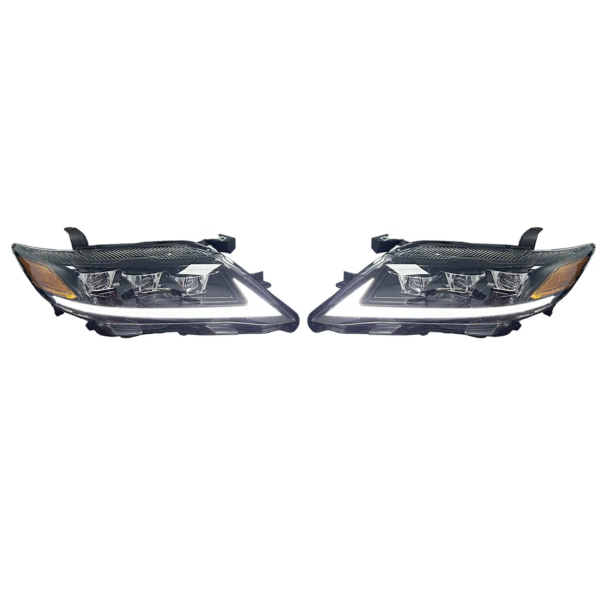 Auto lamps for Toyota Camry US Version camry 2007 2008 2009 2010 2011 year upgrade 3 lens LED headlights plug and play