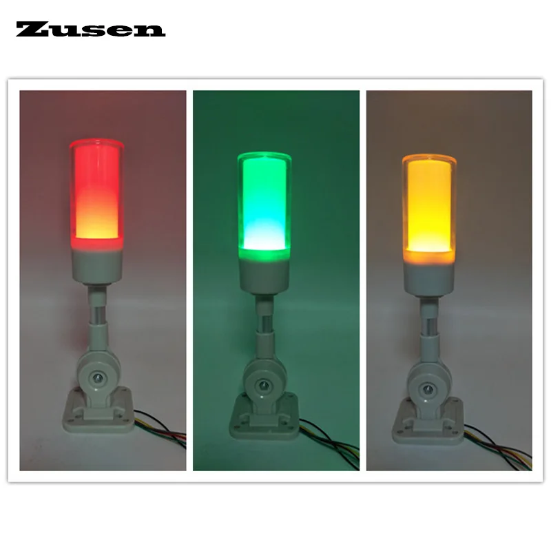 Zusen TB505-RGY-J Folding Single-layer Three-color in One Sound and Light Alarm Always on 12V 24V