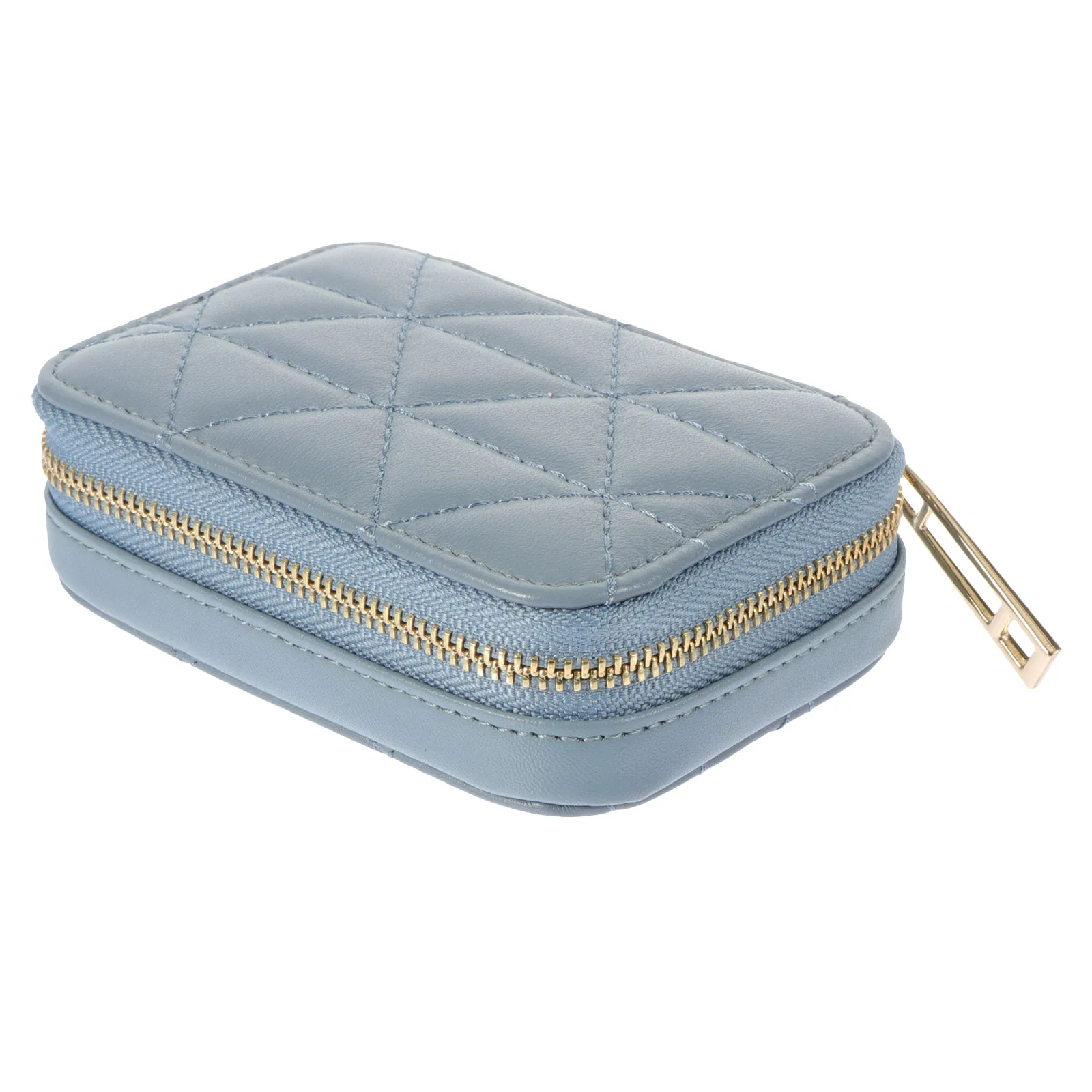 Lip Gloss Storage Bag Portable Lipstick Pouch Comfortable Surface Durable Zipper Makeup Organizer Travel Use Lipstick