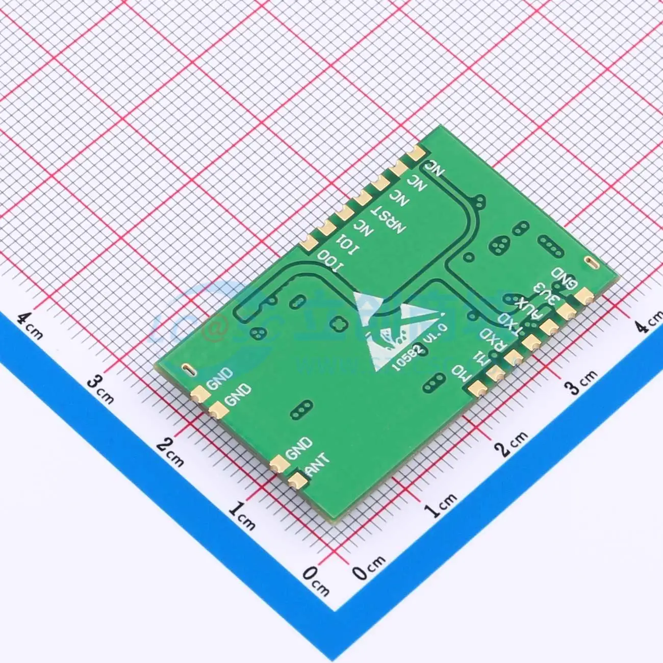1pcs E610-900T30S SMD 40.5x25mm 915MHz GFSK 30dBm RF Wireless Communication Module for Smart Home System
