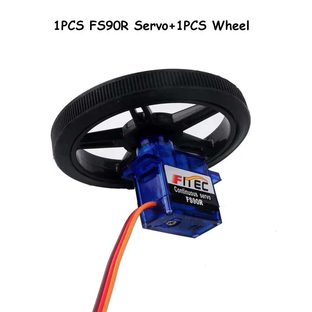 Feetech FS90R 360° Continuous Rotation Micro Servo 1.5KG Torque 4.8-6V for Smart Robot/RC Car/Drone/Arduino/Microbit DIY Project
