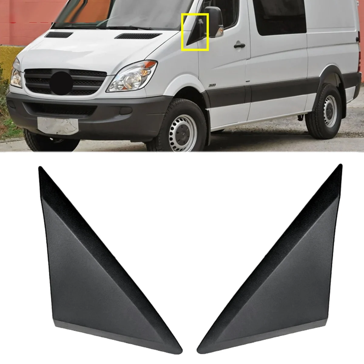 Car Door Mirror Cover Trim Cover for Mercedes-Benz Sprinter W906 2006 2007 2008 2009 2010 9068110007 9068110107