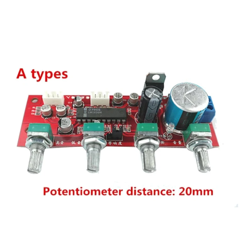 New LM1036 Tone Board With Treble Bass Volume Adjustment Pre-Amplifier Tone Board Using LM1036 Tone Chip