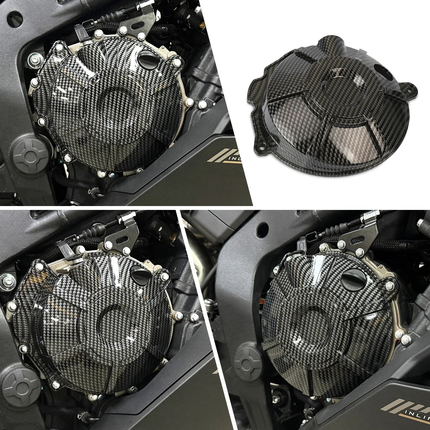 

Motorcycle Engine Stator Cover Engine Side Cover Protector Clutch Side Cover Protective Plate For 750SR 750 SR