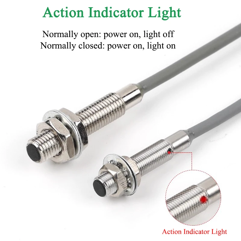 Saklar Proksimitas LJ4/5/6A3 TL-Q5 Sensor Switch NPN PNP NO Normally Open DC AC SN04-N Saklar Proksimitas Induktif Logam Terpasang