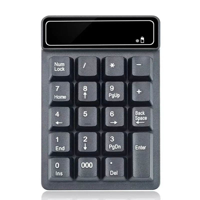 

Mini 2.4G Wireless USB Wired Numeric Keypad 19 Keys Digital Number Pad Numpad Keyboard for Windows XP/7/8 Laptop PC Office