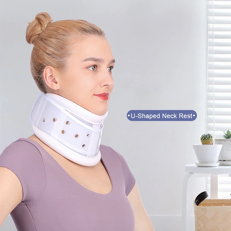Adjustable Cervical Neck Traction Device with Chin Brace