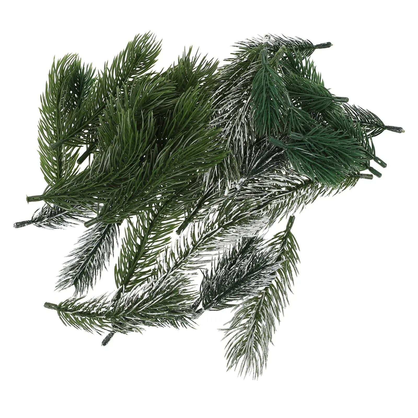 

40Pcs Artificial Pine Needle Decorations Reusable Christmas Pine Cone Picks Xmas Tree Accessories Party Supplies Festival Decor