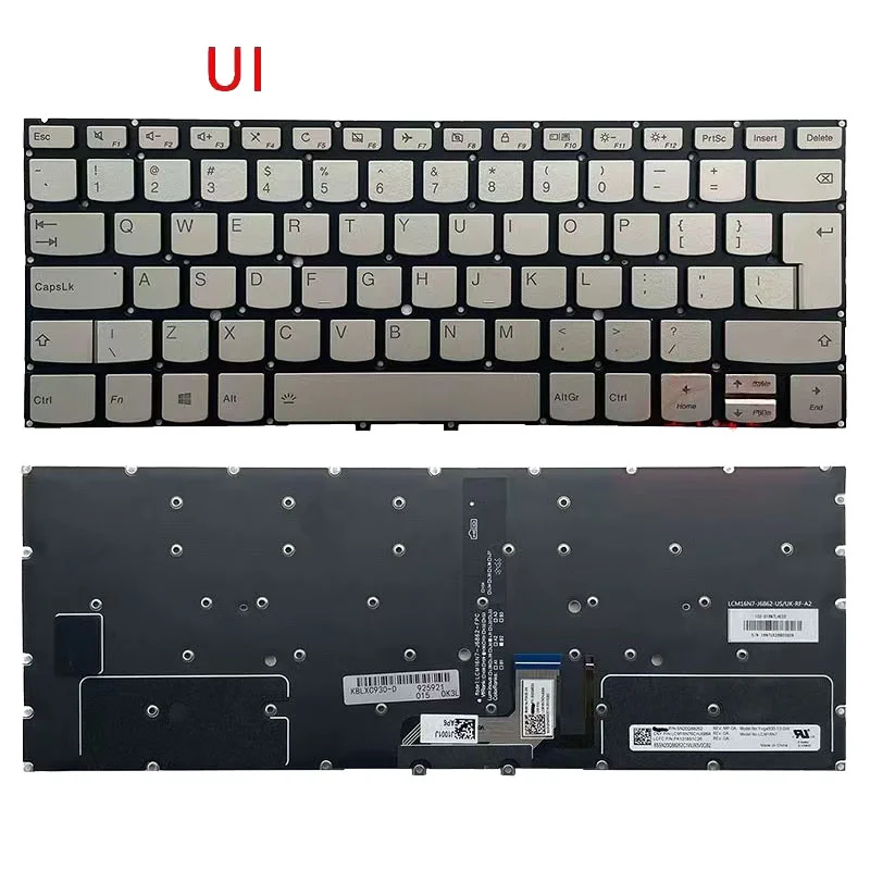 

Replacement UI Backlit Keyboard For Lenovo Yoga 930-13ISK YOGA 7 pro-13IKB YOGA C930-13IKB