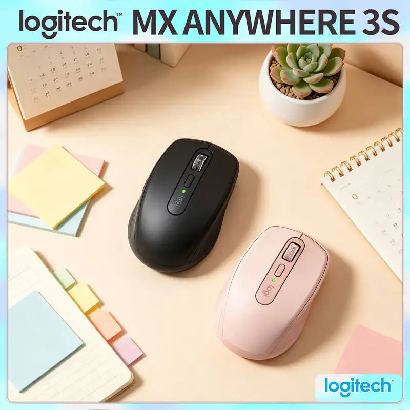 Wireless MX Anywhere 3S - 8K DPI, Hyper-Scroll, Anti-Slip, Great for Flower cafe & Floral Activity Planning