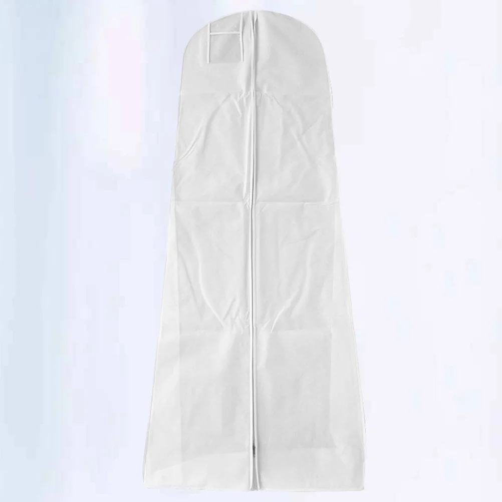 

1pc Thickened Non-Woven 170X50X40Cm White Storage Bag For Bridal Gown Preservation Garment Protector For Wedding Wedding Dress