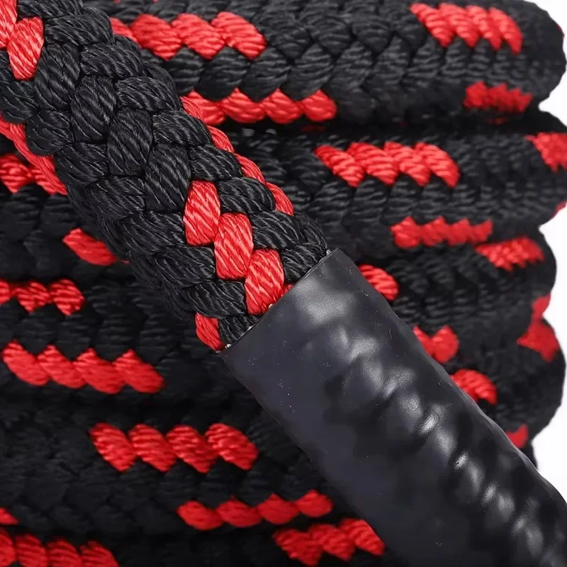 

Poly Dacron Heavy Braided Battle Rope High Quality For Colorful Fitness Training Exercise New Arrival