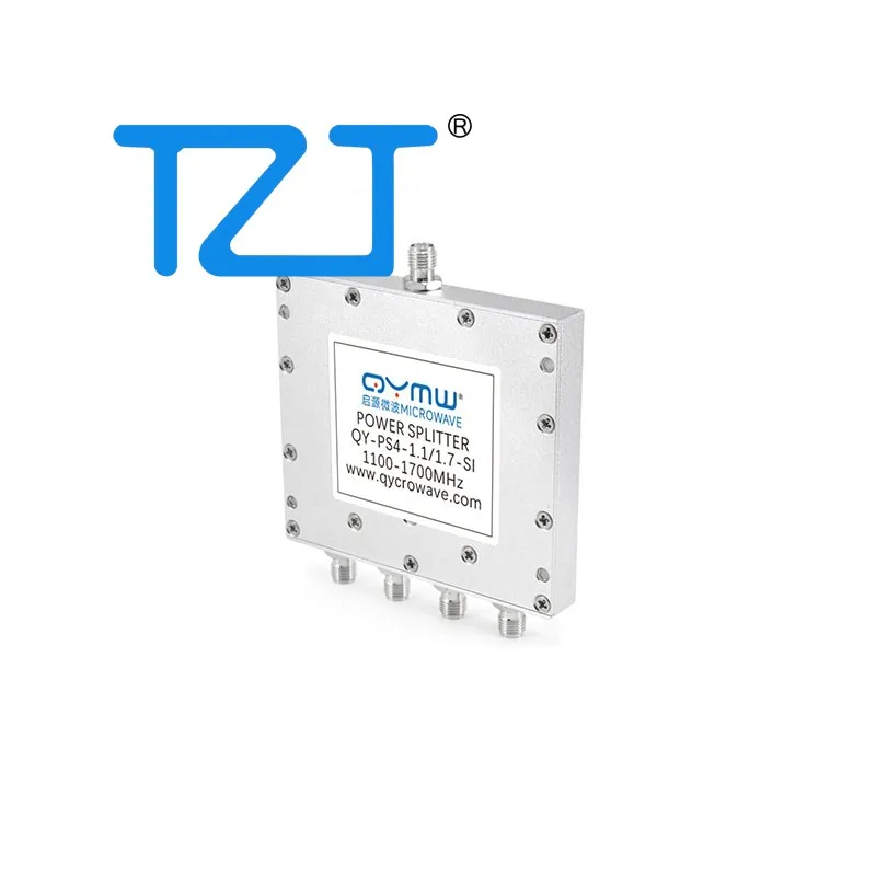 TZT 1.1-1.7GHz One to Two/One to Four RF Coaxial Power Splitter GPS/GNSS Satellite Signal Distributor with SMA Female Connector