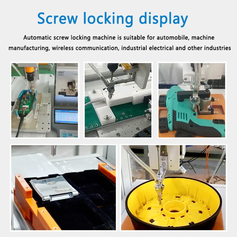 Intelligent Automatic  Screwdriver Lock Screw China Automatic Screw Fastening 4-Axis Locking Screw Machine with Manipulator