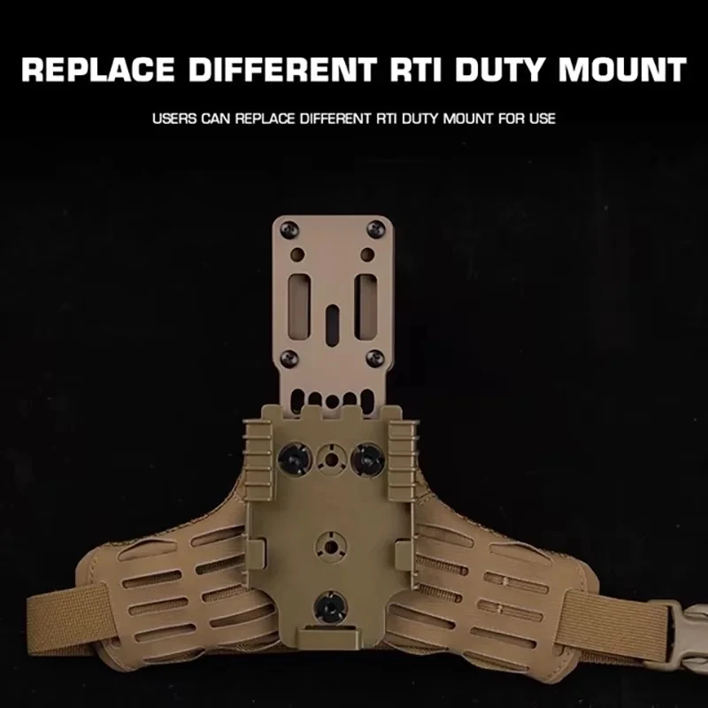 ARC Tactical Drop Leg Holster Adapter ,Tactical leather case thigh platform, quick release leg adapter