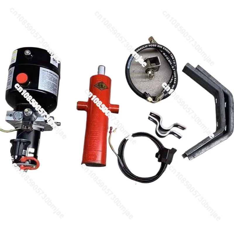 Electric Tricycle Hydraulic Dump Kit Electronically Controlled Lift 12V/24V/48V/60V/72V Dump Hydraulic Modification Parts